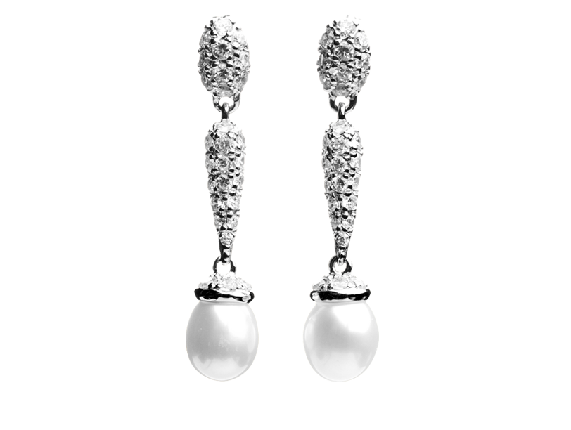 pave´ brilliants earrings
