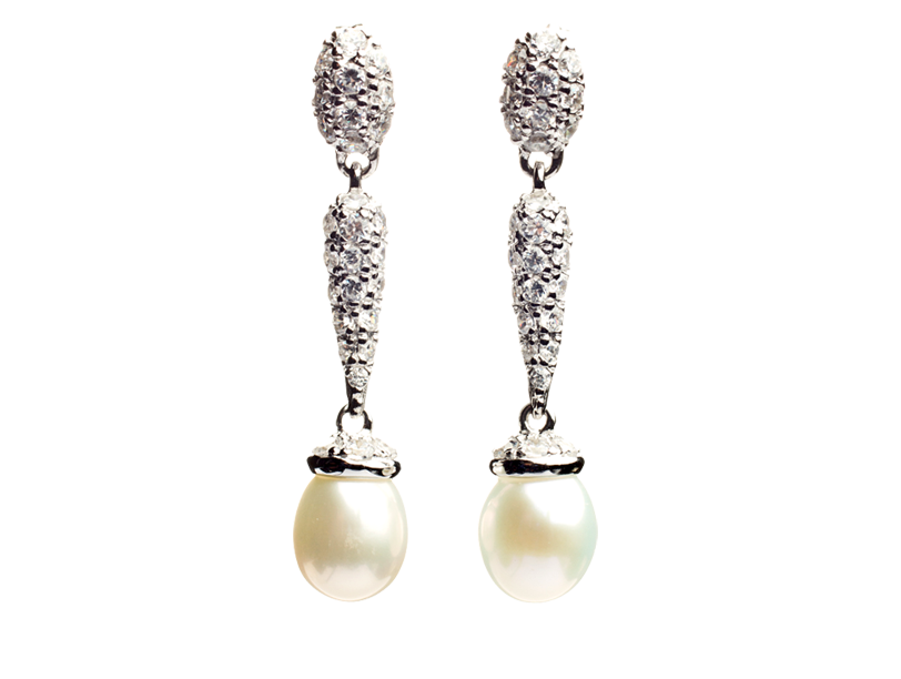 pave´ brilliants earrings