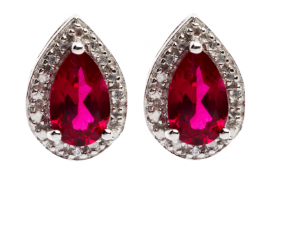 passion red earrings