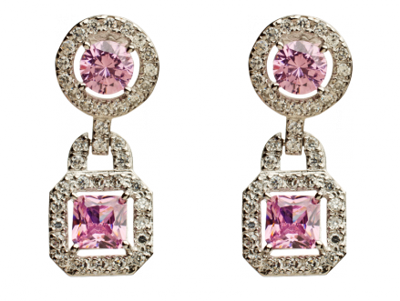 royal rose earrings