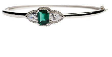 emerald green bracelet